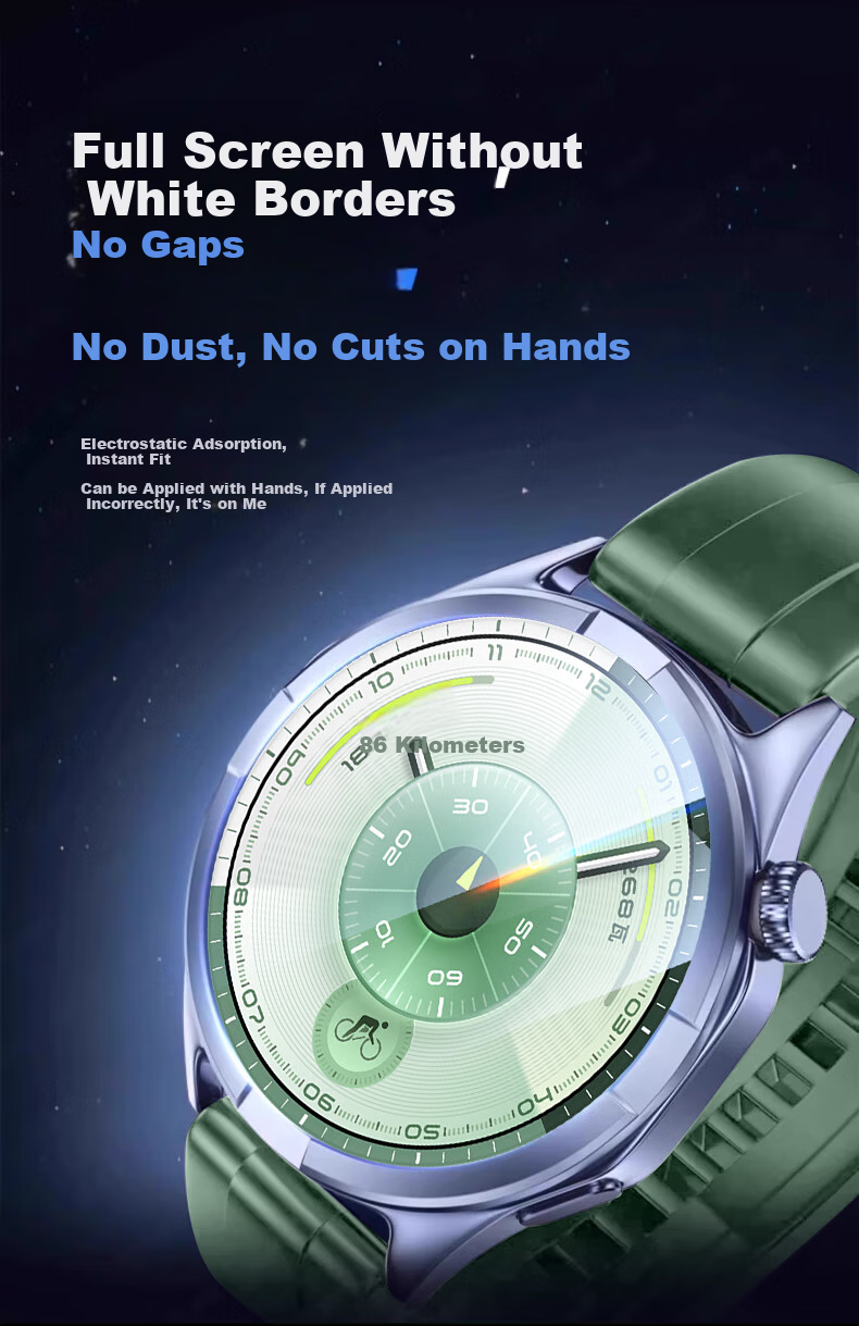 Защитное стекло Stiger для Huawei Watch GT6 46 мм, комплект из 2 штук