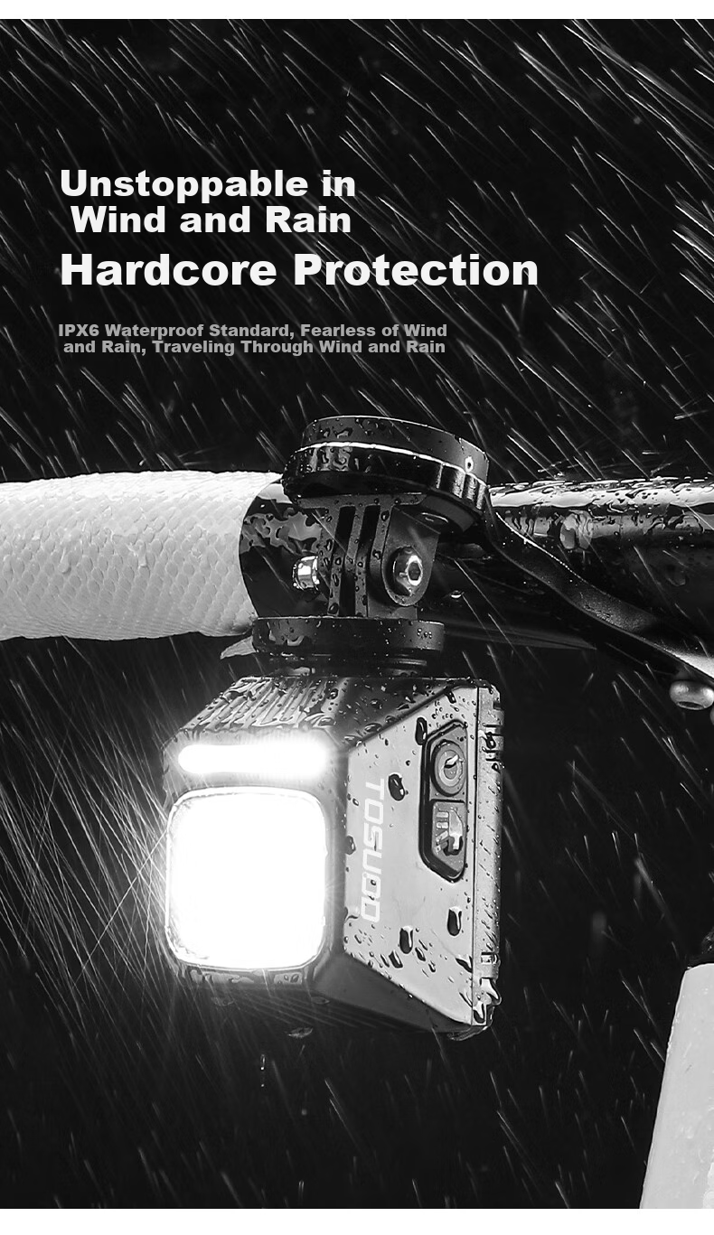 Велосипедный фонарь TOSUOD GARMIN, подвесной, с отсечкой луча, для горного и шоссейного велосипеда, высокая яркость, антибликовый, для ночной езды, 2000 люмен, 3200 мАч