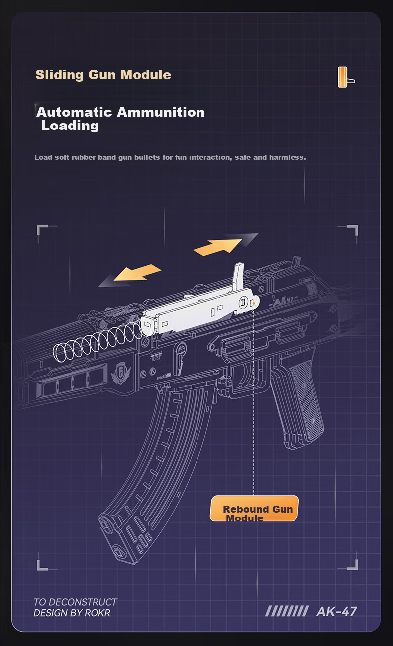 Детский конструктор AK47