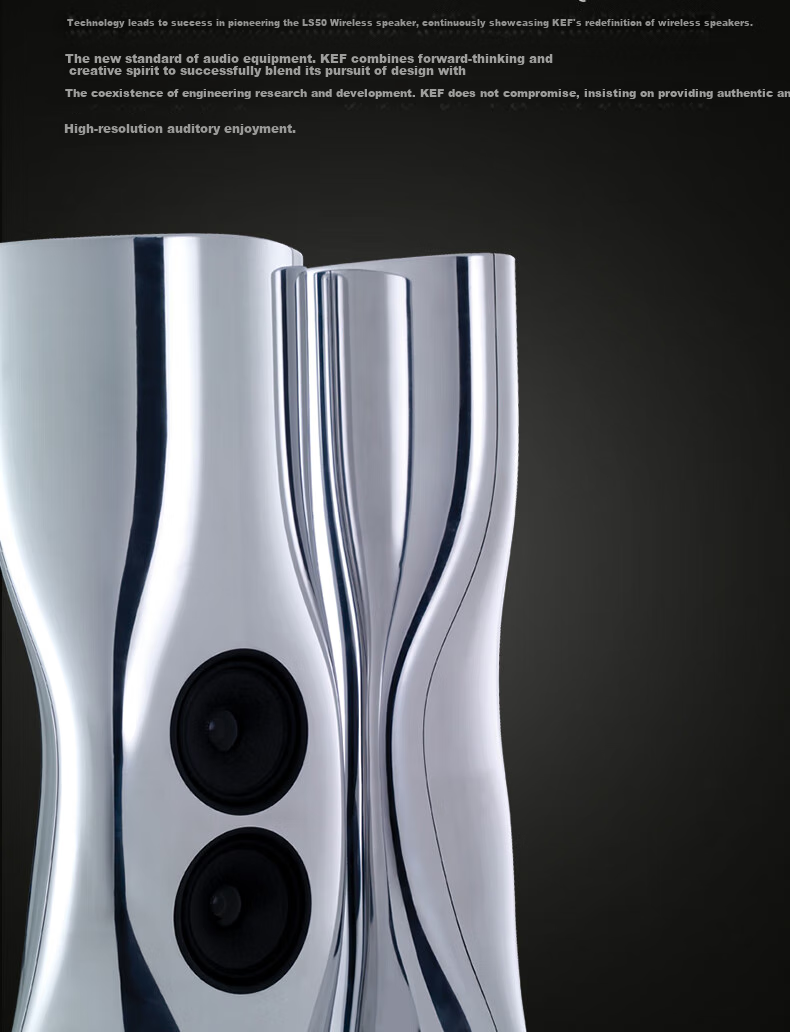 KEF LSX II LT Light Luxury Edition - беспроводная акустическая система Hi-Fi 2.0, стерео, Bluetooth, Wi-Fi, Rock White