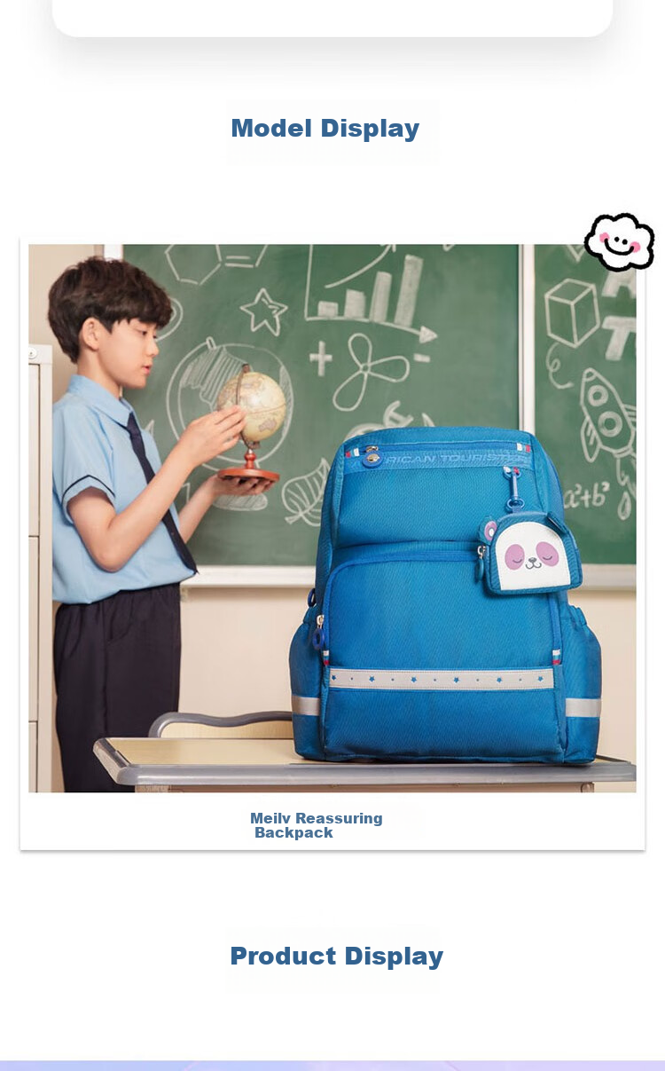 Рюкзак American Tourister, детский, для начальной школы (1-6 классы), вместительный, легкий, стильный, фиолетовый с подвеской