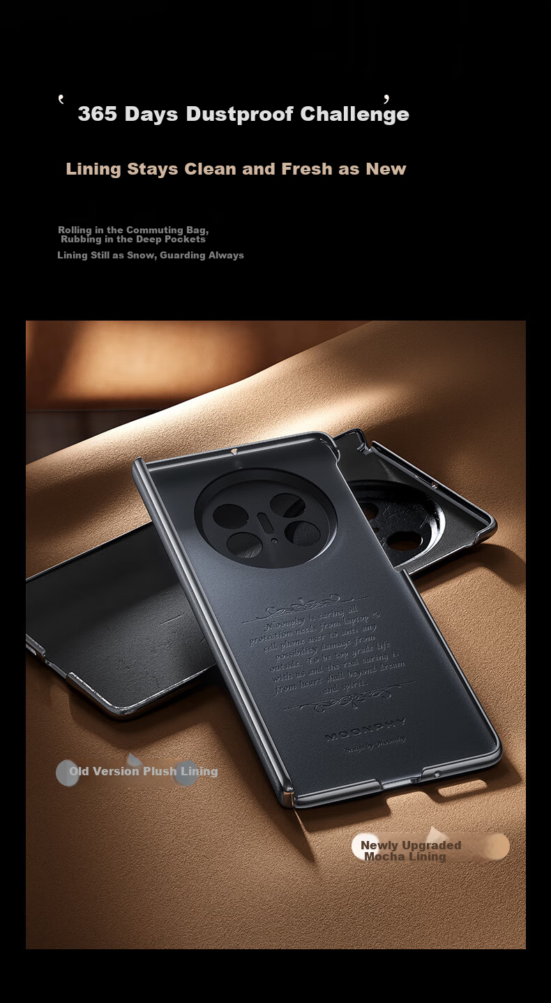 Чехол Mofei для Huawei Mate X5, магнитный, с полным охватом оси, невидимый браслет, ультратонкий бизнес-стиль, натуральная кожа