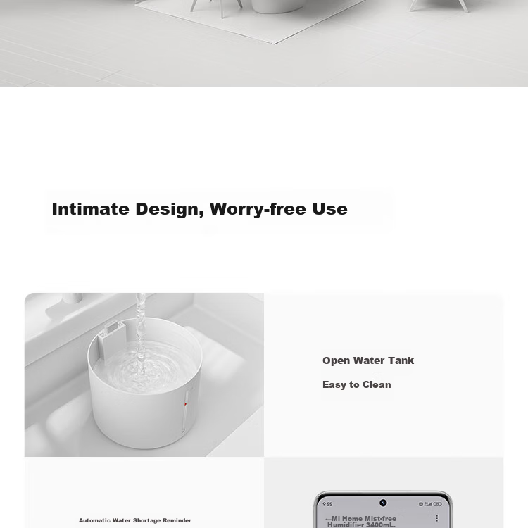 Увлажнитель воздуха Xiaomi Mijia Air Humidifier, без тумана, 4л, 400мл/ч, белый