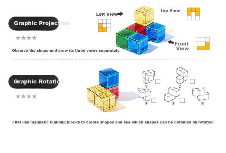 Магнитные конструкторы Nukied, 3D магнитные кубики, геометрические конструкторы для детей, развивающие игрушки, подарок на день рождения