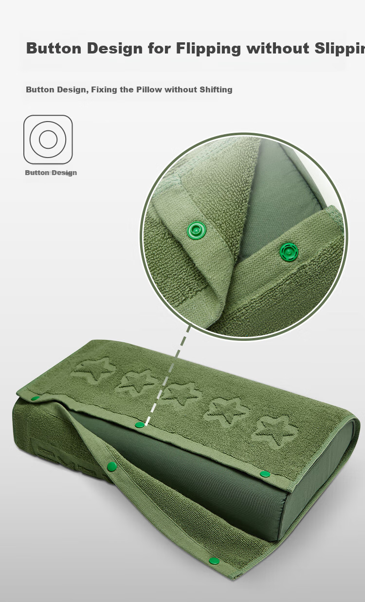 Наволочка Aeromax Army Green Training, хлопковая, 60 нитей, 70x49 см, 1 шт.