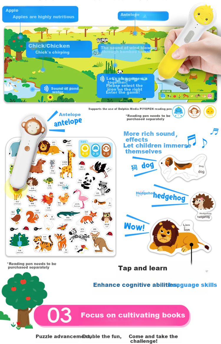Книжка-наклейка PIYO PEN Jelly Sticker Book для раннего развития, тихая книга с транспортными средствами, подарок на день рождения, сенсорная версия