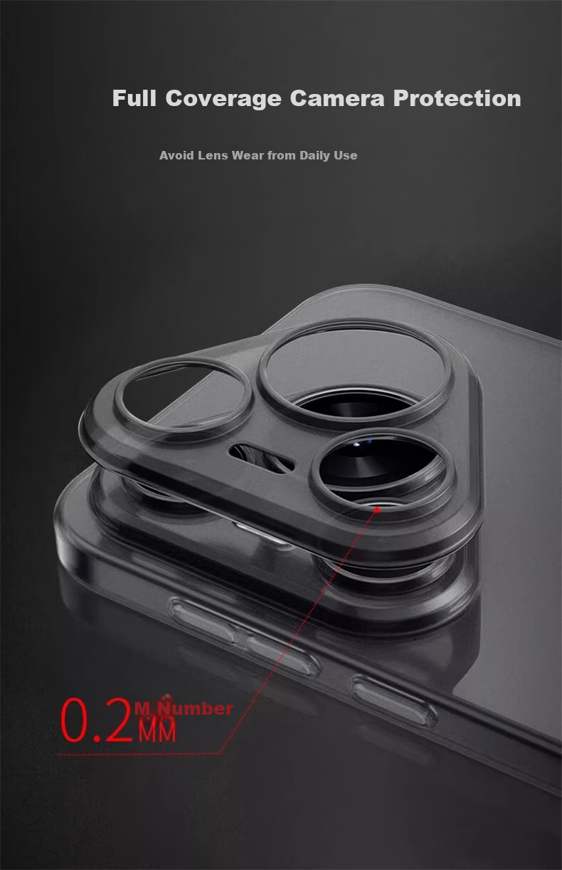 Чехол для Huawei Pura 70 HOLDZU, ультратонкий матовый, защита всего корпуса и объектива, черный