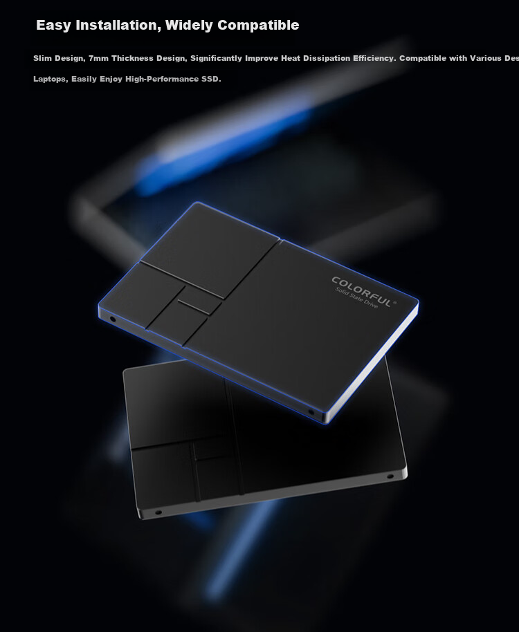 SSD накопитель Colorful SL500 Series, 256 ГБ, SATA III, TLC