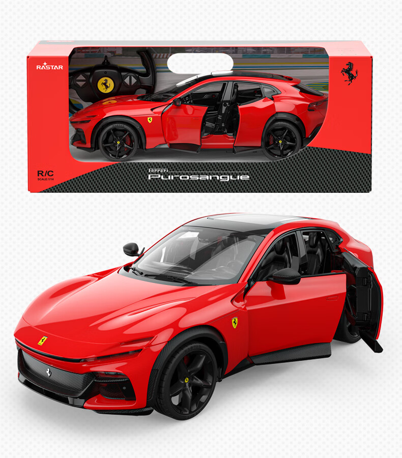 Радиоуправляемая модель Ferrari Purosangue Rastar 1:14, масштабная модель автомобиля, подарок на день рождения