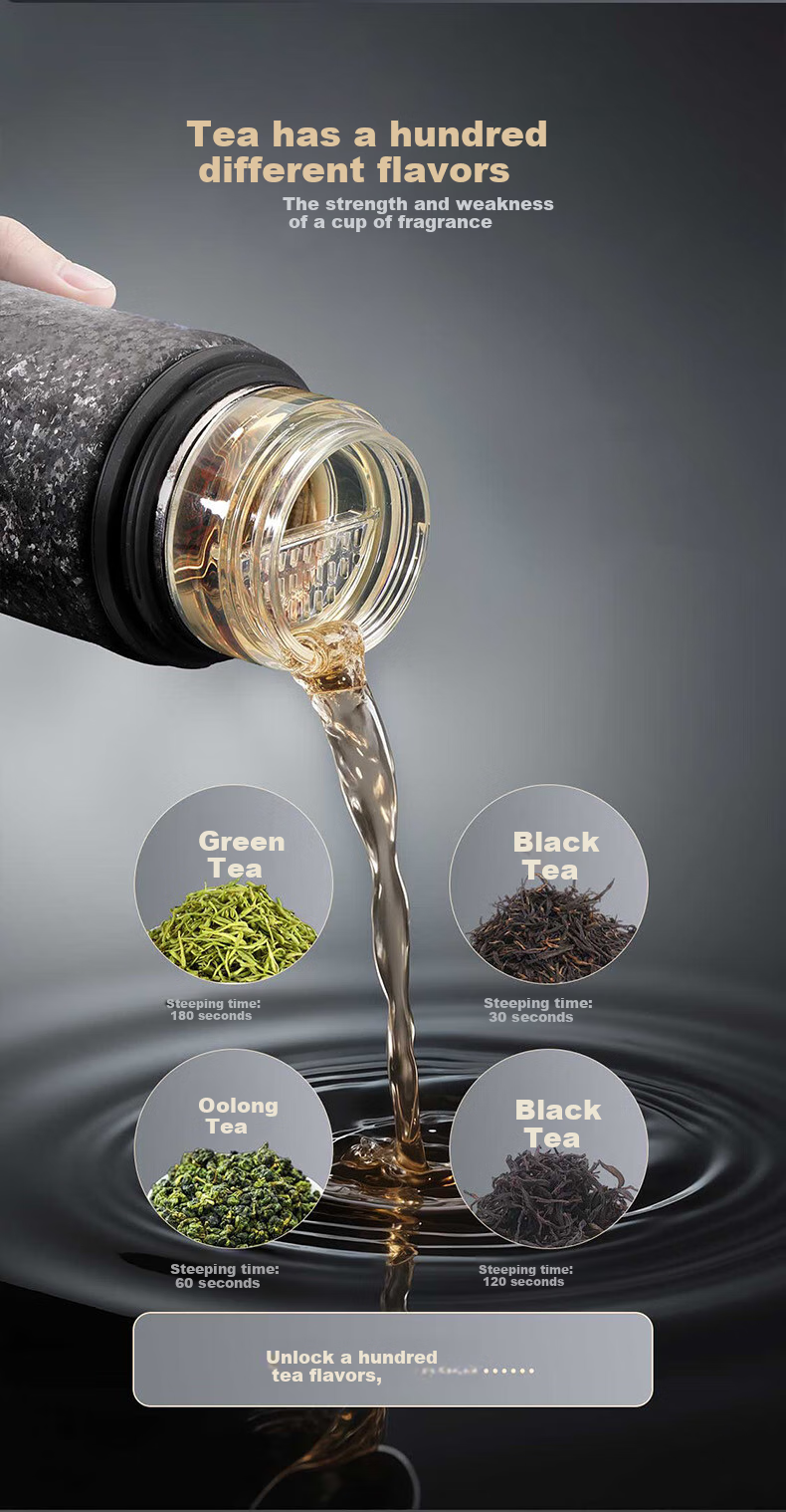 Huawei Zhixuan HarmonyOS Smart Tea Infuser Cup, Pure Titanium Tea Separator, 420ml, Valentine's Day Gift for Husband Or Boyfriend