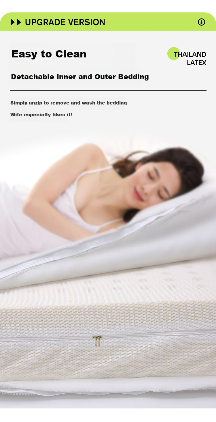 Матрас Jinxiangshu Tai Shu Latex Mattress, натуральный латекс из Таиланда, для дома и студентов, 1.5*2 метра, средней жесткости
