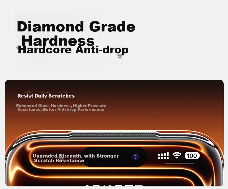 Защитное стекло SmartDevil для Apple iPhone 17 Pro, 3D горячее изгибание, Corning, ультратонкое, 0.18 мм, с камерой без пыли