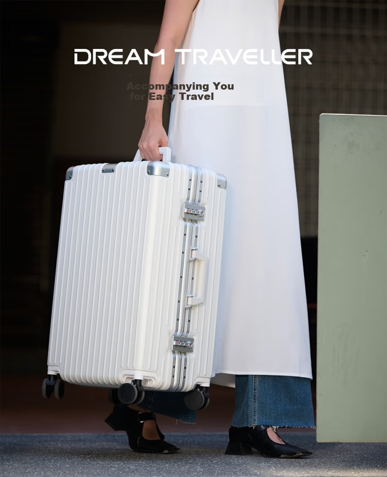Чемодан Dream Traveller 20 дюймов, алюминиевая рама, универсальный, Space Gray