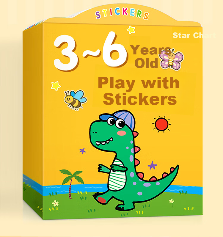 Книжка-наклейка "Звёздная неделя" для детей 3-6 лет, развивающая, 8 книг в комплекте