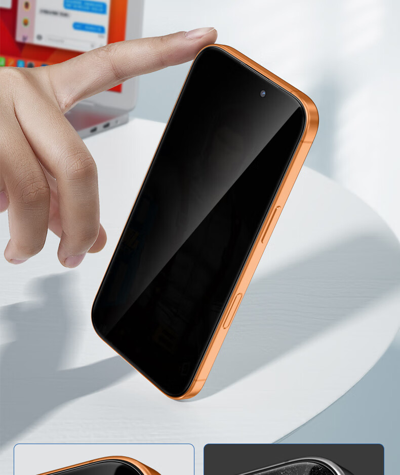 Защитное стекло BLUEO для Apple iPhone 17 Pro/16 Pro, противоударное, антибликовое, защита от отпечатков пальцев