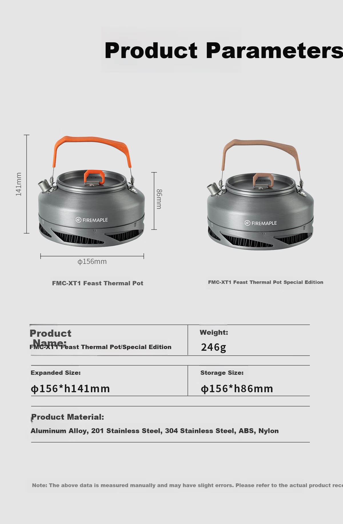 FIRE-MAPLE XT1 Special Edition Kettle, 0.8L, Outdoor Camping Teapot, Portable Coffee Pot, Windproof, Fast Heating, Tea Brewing Pot