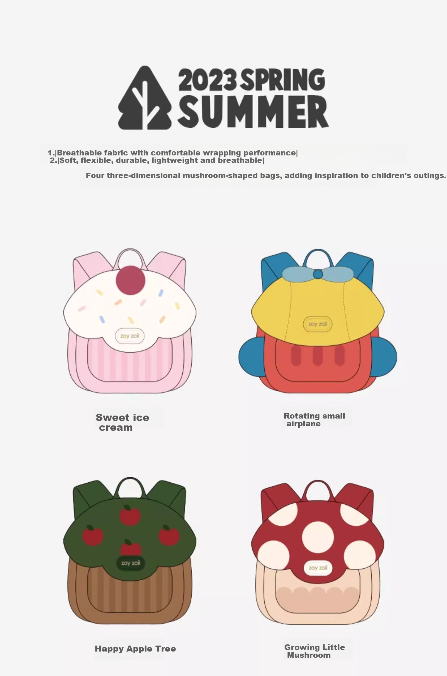 Детский рюкзак Zoy Zoii, для детского сада, для мальчиков и девочек 3-6 лет, легкий и удобный, для путешествий, подарок на день рождения