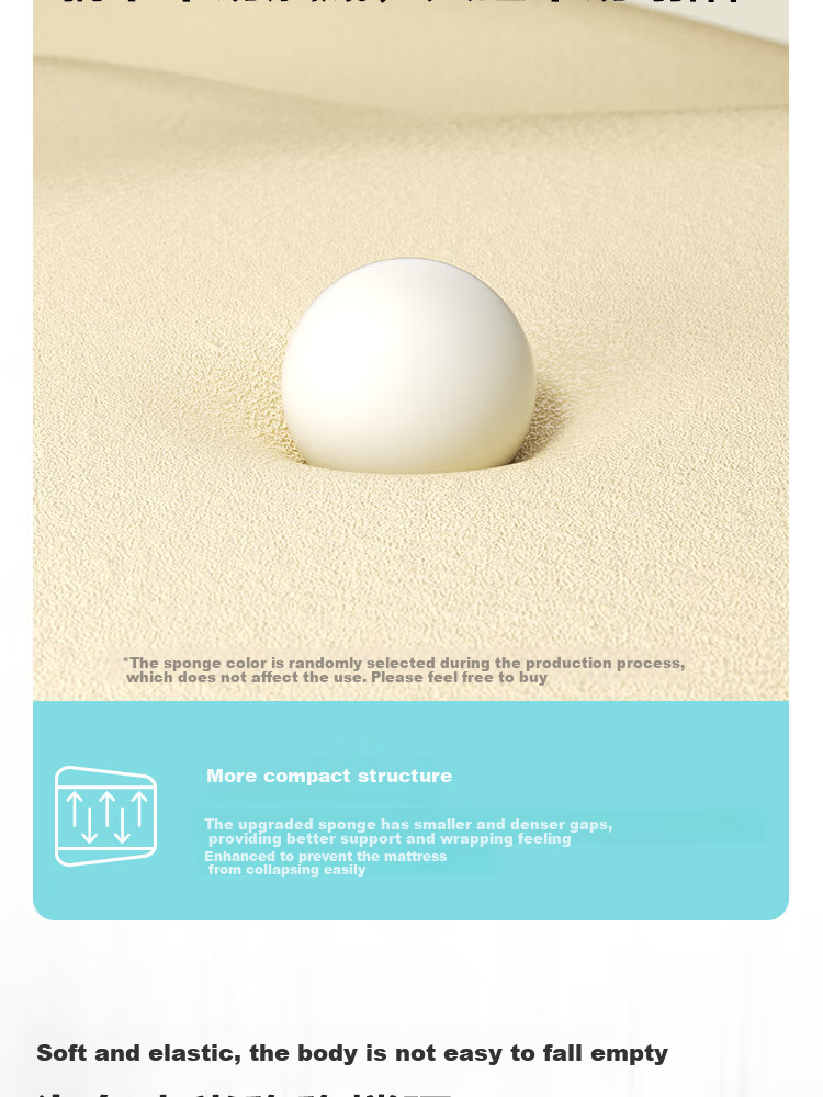 Матрас Linshishenghuo Memory Foam Mattress Pad, мягкая подушка для дома, губчатый коврик для общежития студентов, 6 см толщиной, 0.9*1.9 метра