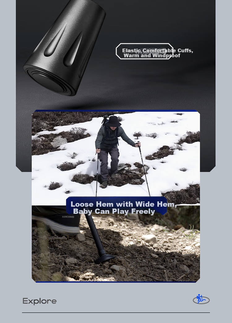 Треккинговые палки SupFire Outdoor Hiking Pole, алюминиевый сплав, телескопические, для детей и пожилых, легкие, с амортизацией, для походов и альпинизма