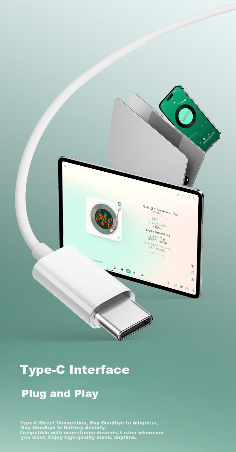 Проводные наушники EDIFIER H230P Type-C, Hi-Res Gold Certification, микрофон для онлайн-классов и офиса, совместимы с телефонами Huawei Xiaomi OPPO, цвет "Ледяной белый"