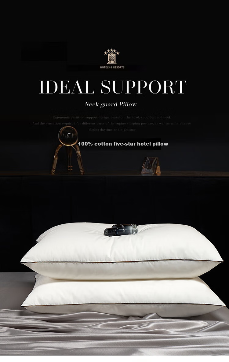 Подушка ZiiU Hotel Pillow, 100% хлопок, 48x74 см, набор из 2 шт.
