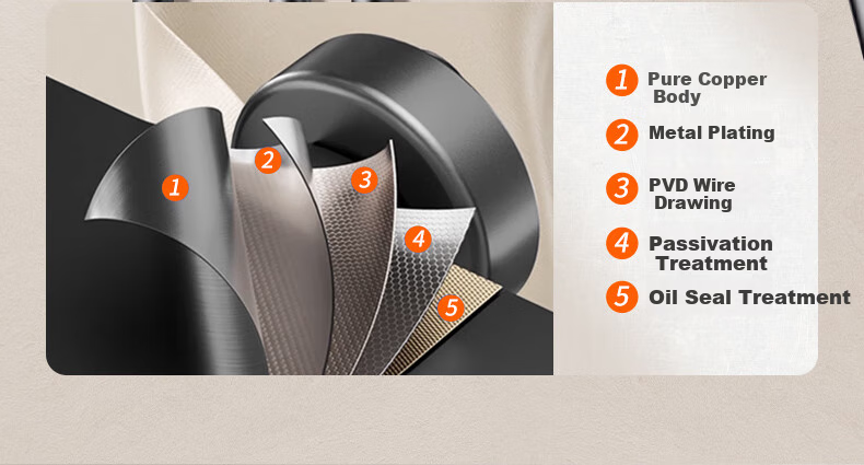 Набор для душа Vanward, латунный, с функцией усиления напора, 041Q