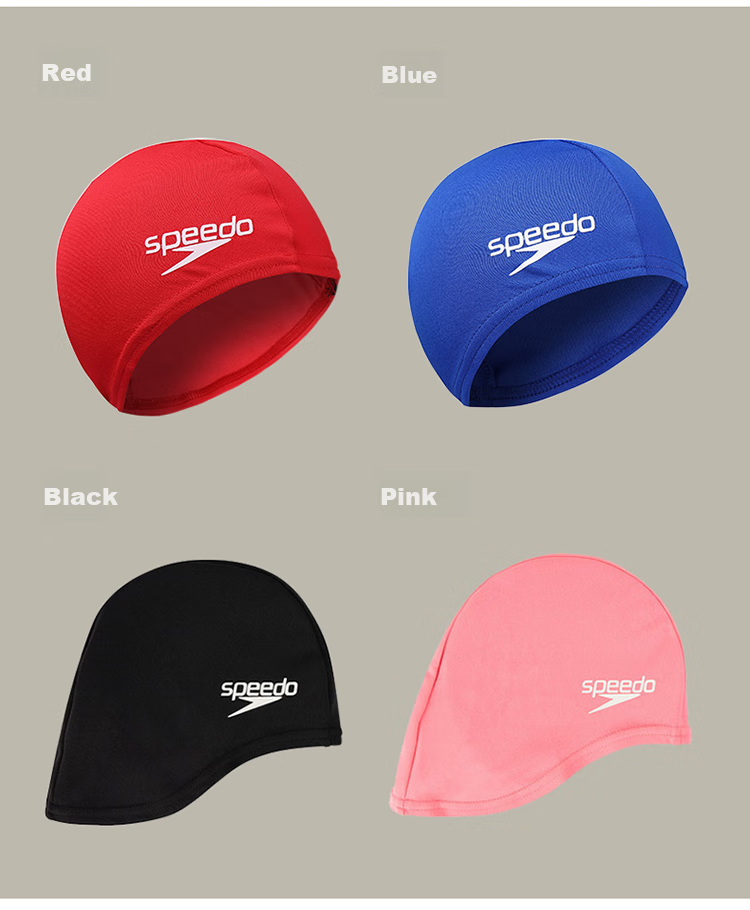 Детская шапочка для плавания Speedo, розовая, для защиты волос, легкая и прочная