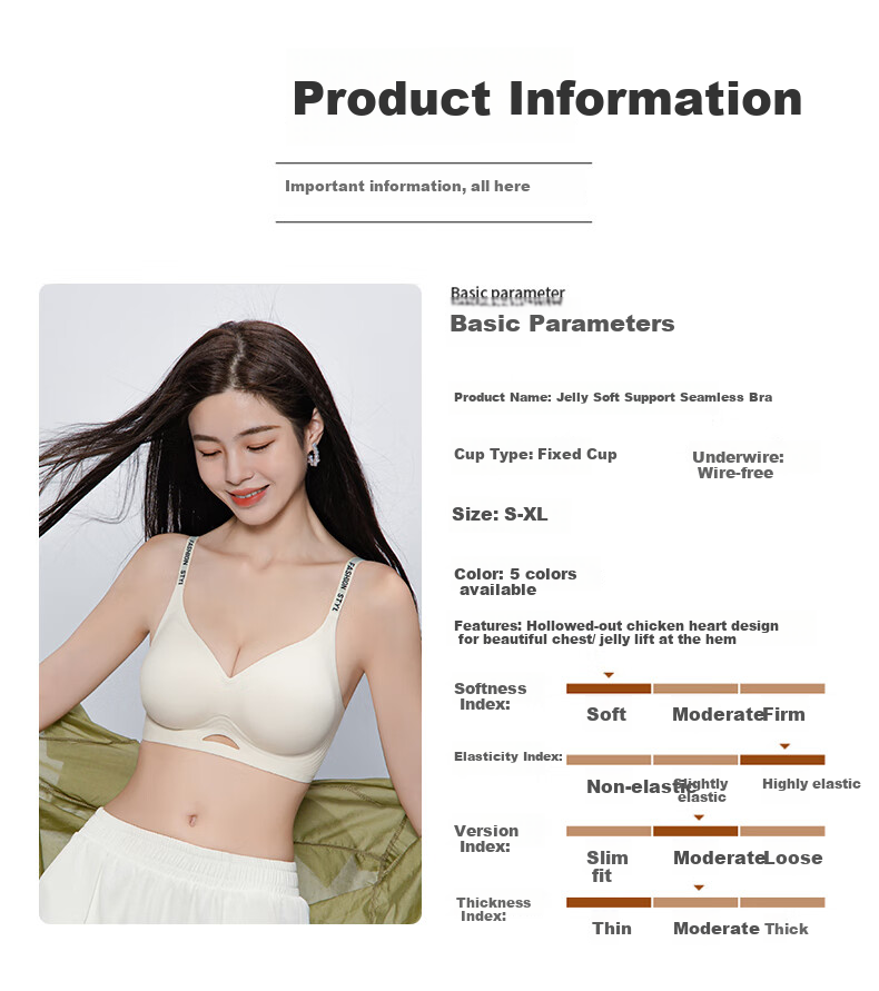 Бюстгальтер GUJIN Seamless Bra, бесшовный, для женщин, тонкие бретели, пуш-ап, поддерживающий, корректирующий, красивый дизайн спины, тонкий стиль, увеличивающий грудь, телесный цвет