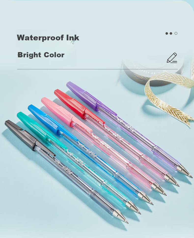 PILOT Woodpecker BP-S 0.7mm Green Ballpoint Pen