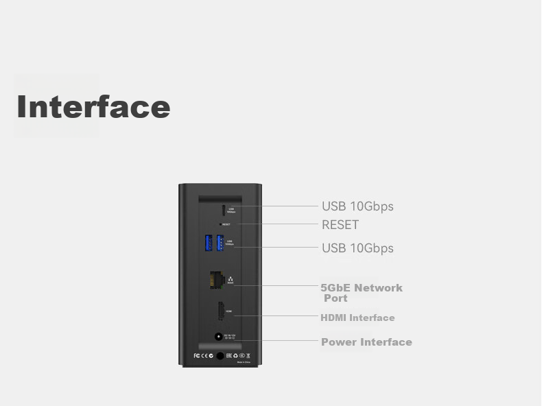 TERRA MASTER F4 SSD: персональное облако NAS с 5 Гбит/с Ethernet, 4 отсека для SSD, процессор Intel Quad-Core, 8 ГБ ОЗУ, AI-сервер для дома, резервное копирование фото, расширение памяти телефона и компьютера.