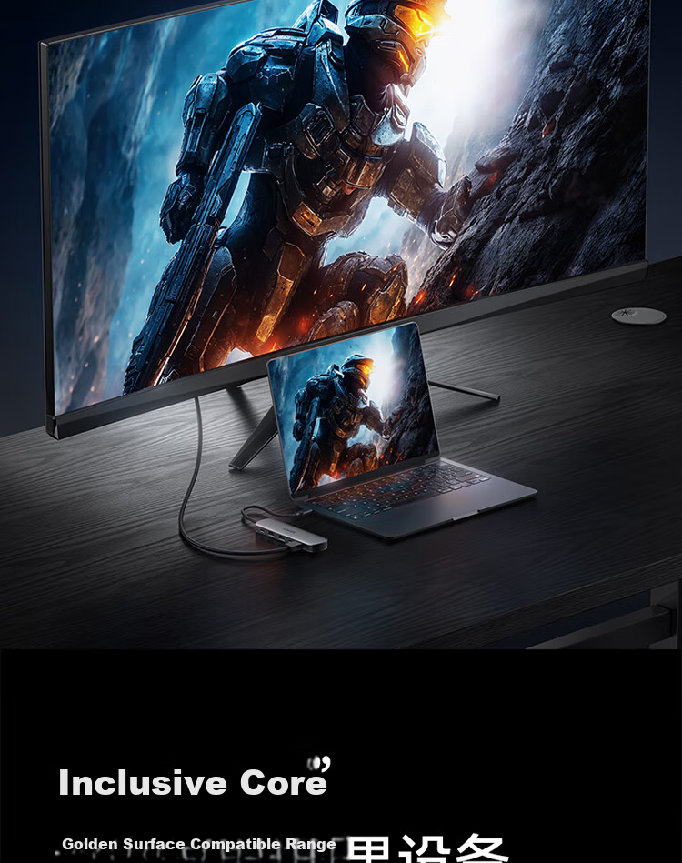 ANKER Type-C Hub 7-в-1: док-станция с PD 100 Вт, HDMI 2.0, USB 3.0, SD/TF кард-ридер. Совместима с MacBook, Huawei.