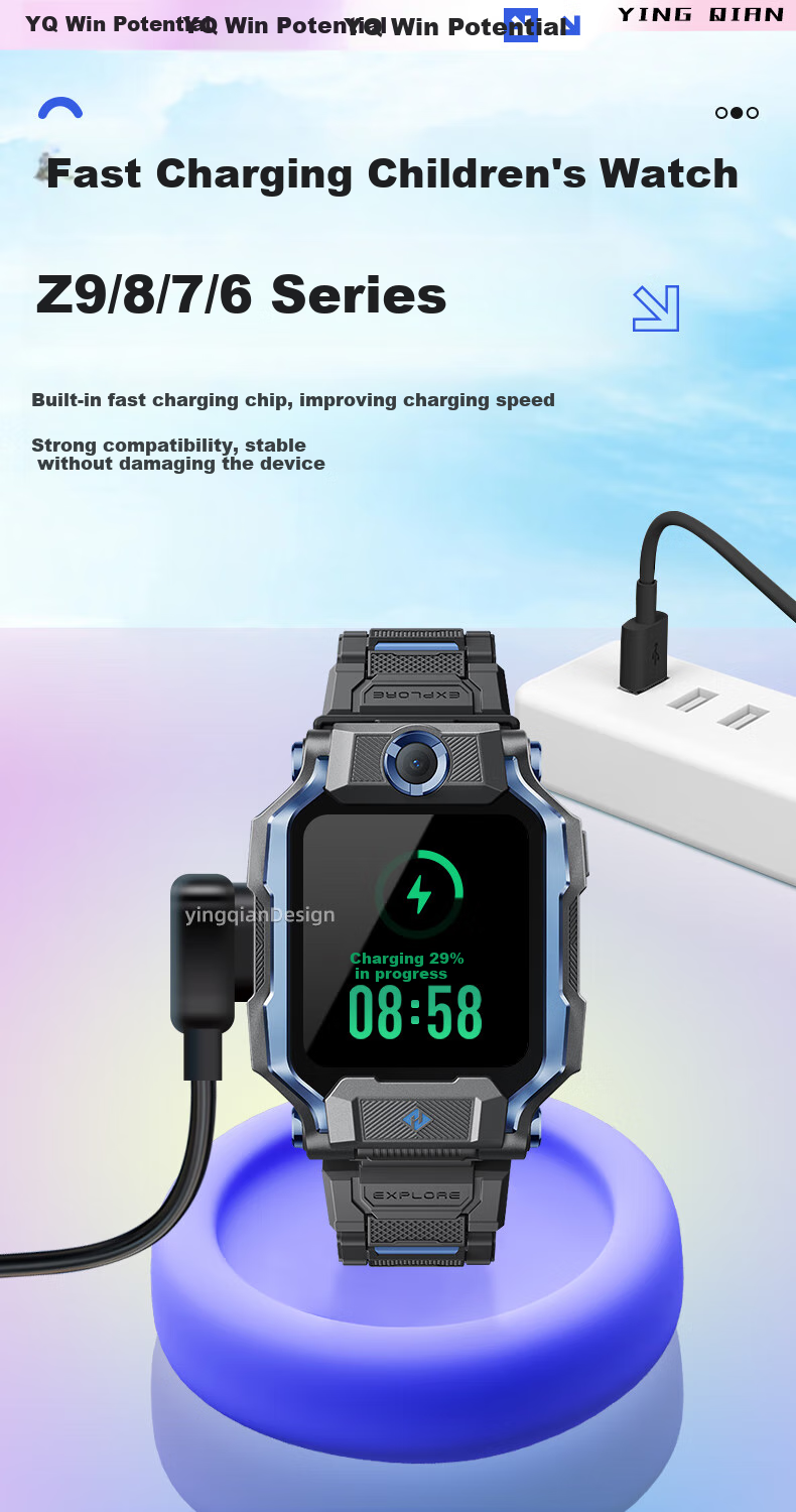 Кабель для зарядки Yingqian, магнитный, USB, для детских умных часов Z11/Z6Pro/Z10/Z9/Z8A Z7 Z7a Z7s Z6a Z6s