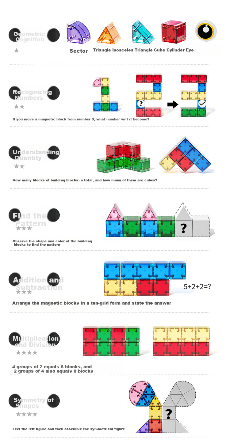 Магнитные конструкторы Nukied, 3D магнитные кубики, геометрические конструкторы для детей, развивающие игрушки, подарок на день рождения