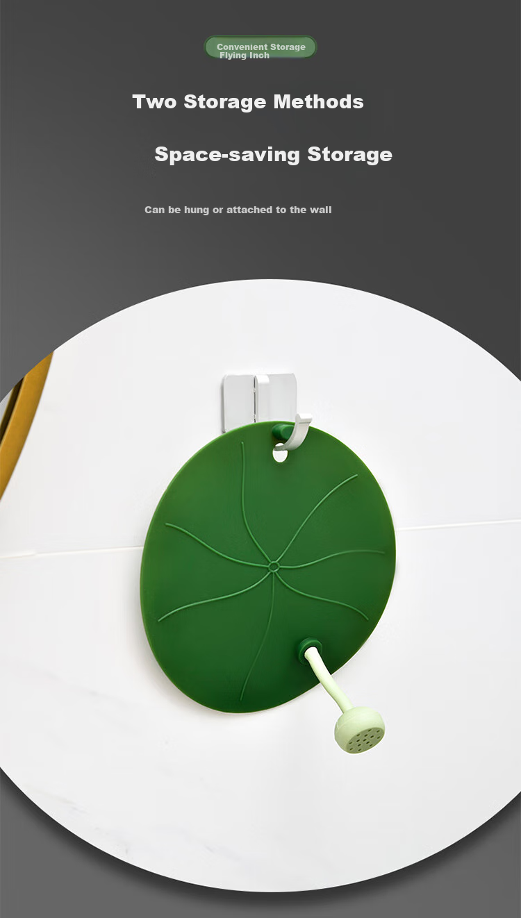 Силиконовая противоскользящая накладка для слива в полу Daisy Leaf, защита от запаха и обратного потока, 2 шт.
