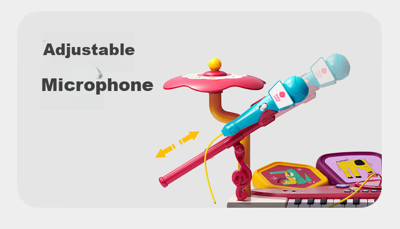Детское пианино Babycare, электронный синтезатор с подсветкой, Bluetooth, музыкальный инструмент для начинающих, подарок на Новый год
