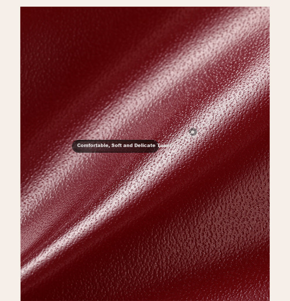 Кошелек Toutou Cherry из натуральной кожи, короткий кардхолдер, красный, подарок на Новый год, День Святого Валентина