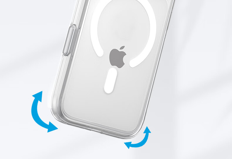 Чехол Lanxingxiansheng для Apple iPhone 17 Pro, с AI-кнопками, магнитный, противоударный, прозрачный