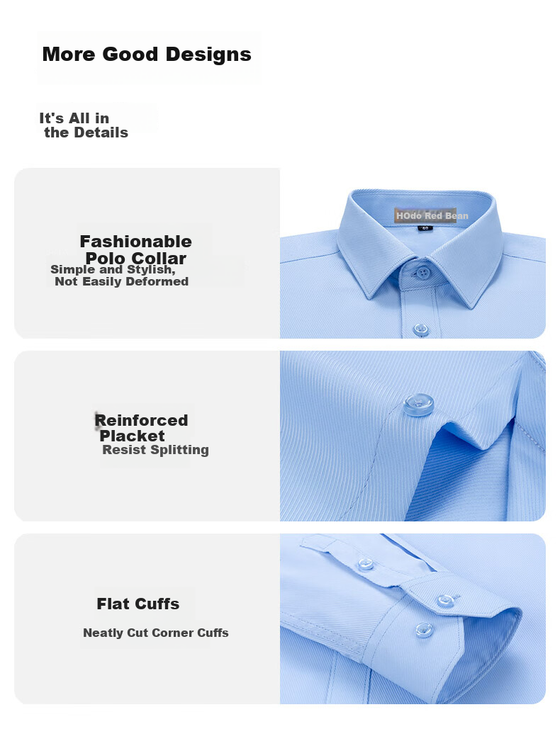 Мужская рубашка Hodo с длинным рукавом, однотонная, в стиле business casual, профессиональная рабочая униформа, классическая белая рубашка для мужчин