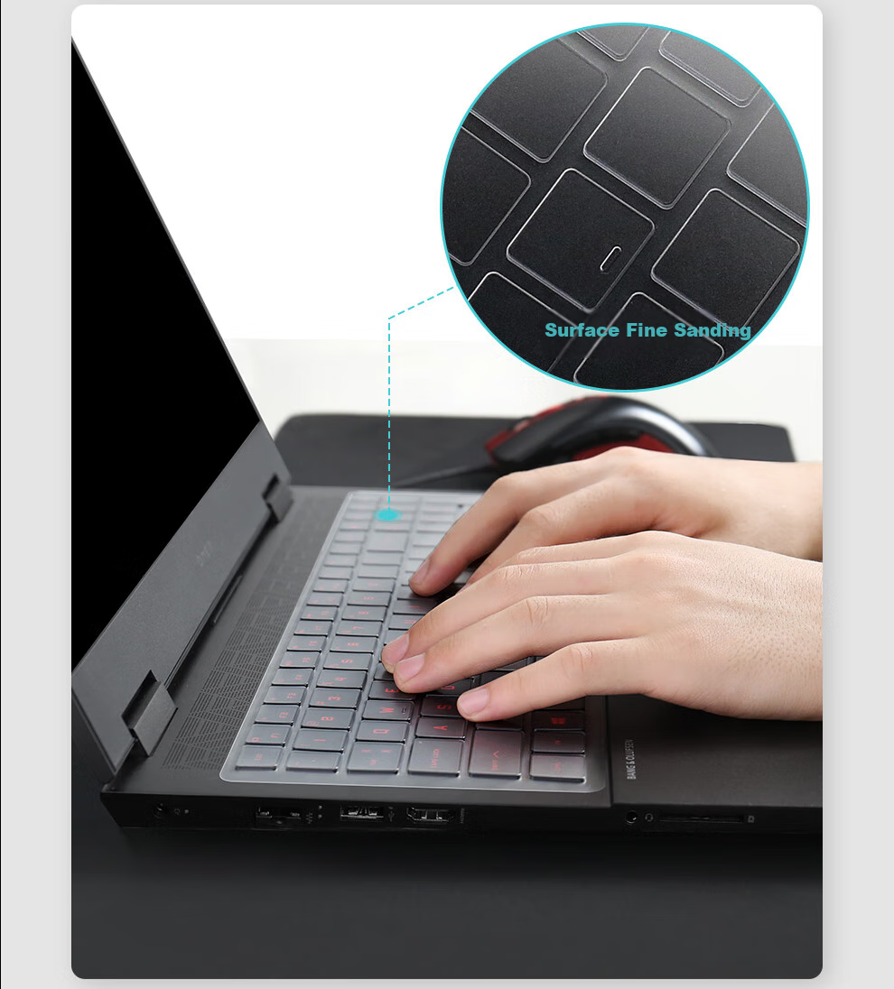 Защитная пленка для клавиатуры Jichuan HP Shadow Elf 11/10/9 Intel/8 Pro, ультратонкая прозрачная TPU, пылезащитная, водонепроницаемая