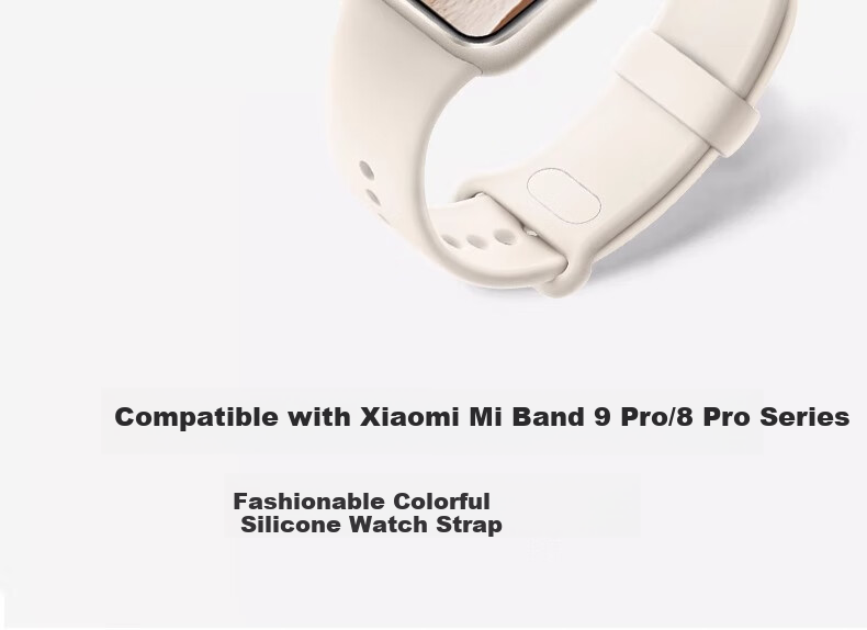 Ремешок Iboann из ТПУ и силикона для Xiaomi Band 9 Pro / 8 Pro, Redmi Watch 5 / 4, унисекс, черный