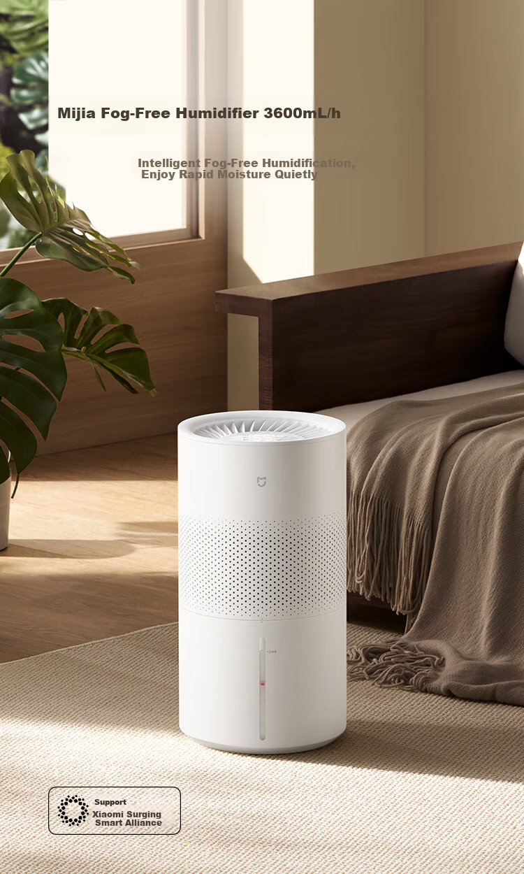 Увлажнитель воздуха Xiaomi Mijia Air Humidifier, 5л, 600мл/ч, без тумана, белый