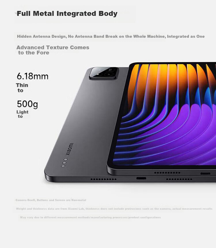Планшет MI Pad 7, 11.2-дюймовый, 3.2K, Snapdragon, Pengpai OS2, 12+256GB, Черный