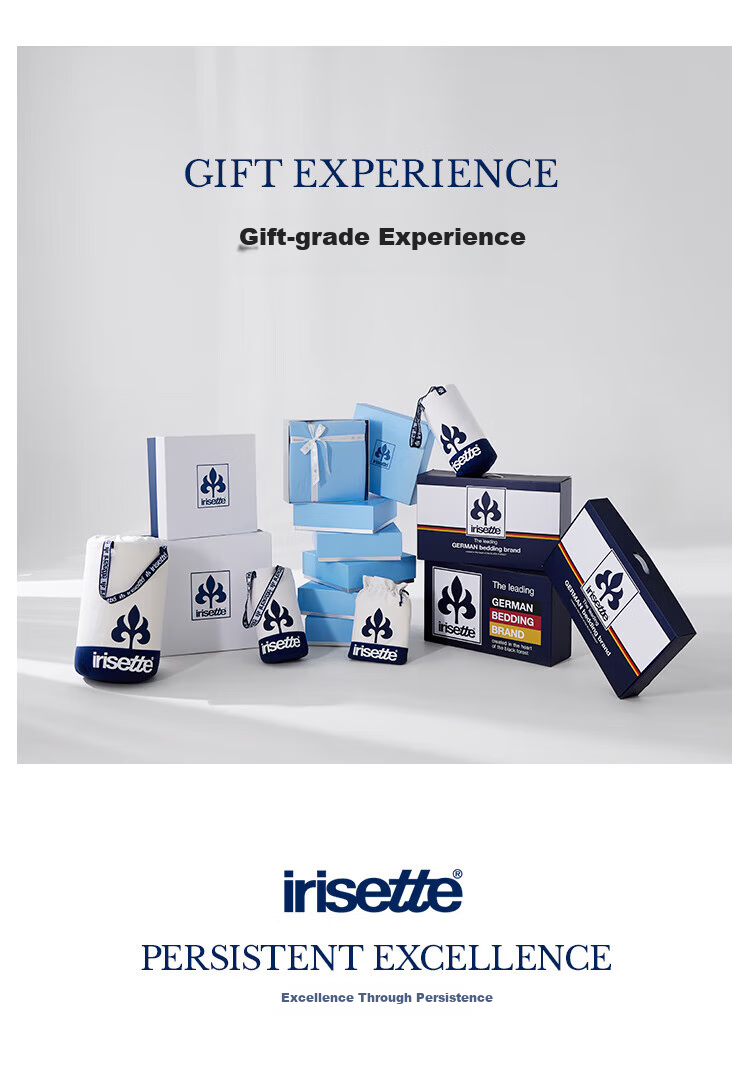 Подушка Irisette German Zoned Down Pillow, 95% белый гусиный пух, моющаяся, антибактериальная, низкая, 1 шт.