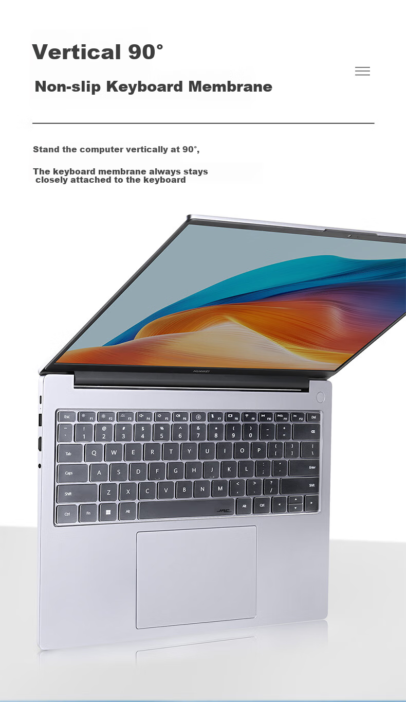 Защитная пленка для клавиатуры Jichuan для Huawei MateBook D14/D14 SE, ультратонкая TPU, пылезащитная, для ноутбуков 2015-2017 годов выпуска