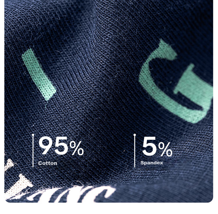 Боксеры Jianjiang мужские, 3 шт., из 95% хлопка и 5% спандекса, дышащие, антибактериальные, размер 4XL, черный + темно-синий + светло-серый