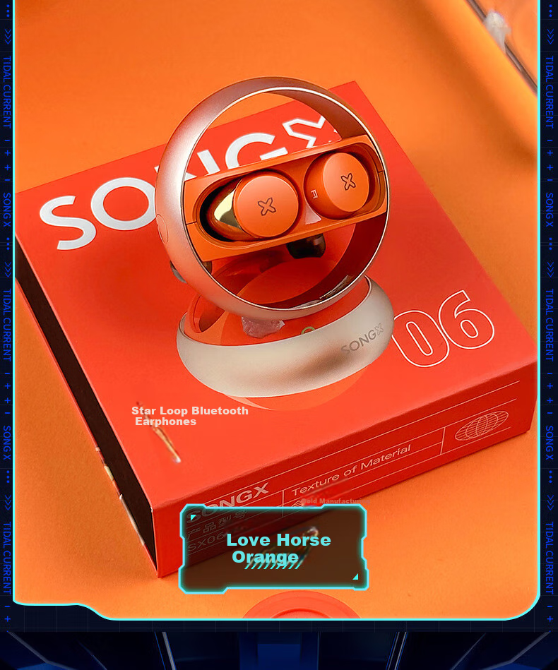 Беспроводные наушники SONGX TWS, True Wireless, с шумоподавлением, Bluetooth 5.3, спортивные, для музыки, совместимы с Apple, Android, Huawei, Xiaomi