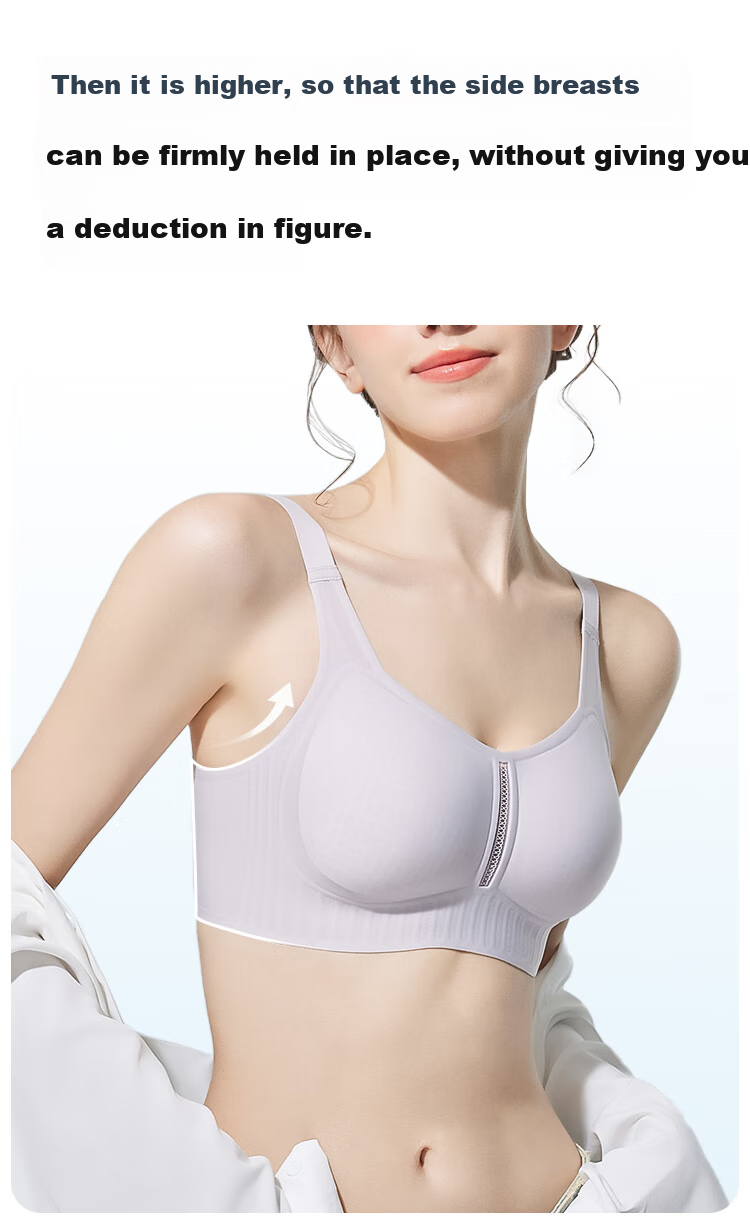 Бюстгальтер MiiOW Soft Support для женщин, минимизирующий большой бюст, Push-Up, бесшовный, без косточек, тонкий летний стиль, сексуальный бюстгальтер, фиолетовый, размер M