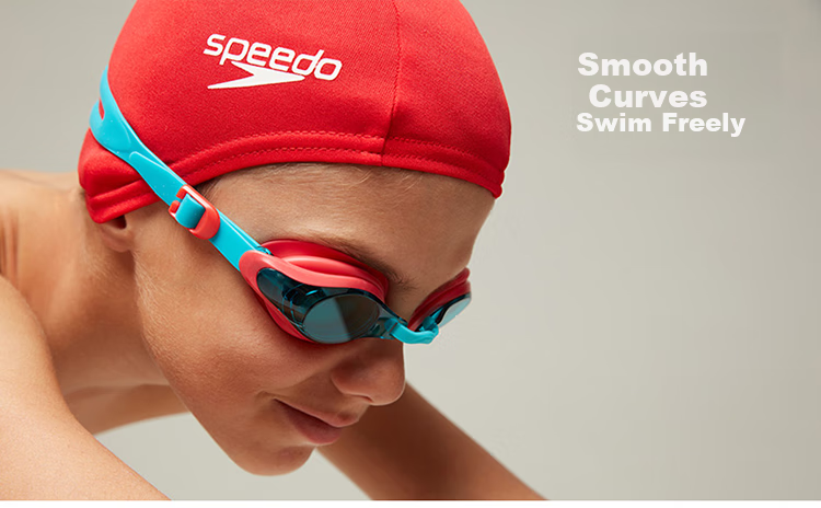 Детская шапочка для плавания Speedo, розовая, для защиты волос, легкая и прочная