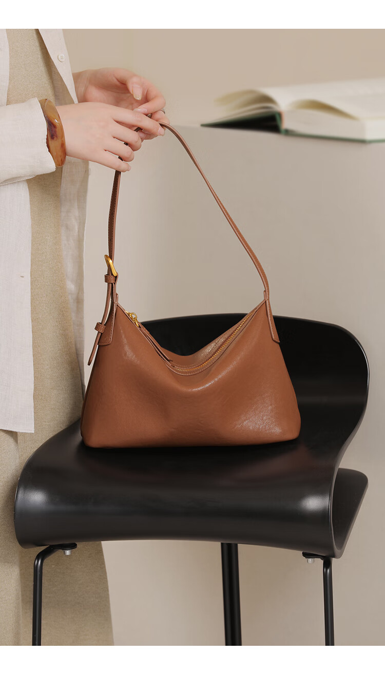 Сумка Mood Hobo из натуральной кожи, большая вместительная сумка через плечо для работы и повседневного использования, подарок на День Рождения и День Святого Валентина