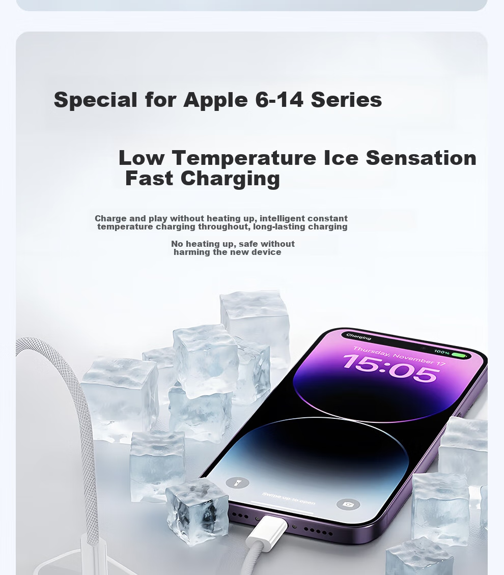 Кабель Jingxuan Type-C to Lightning, 1.5 метра, белый, 2 шт. в комплекте, для iPhone 14/13 Pro Max/12/11/Xs